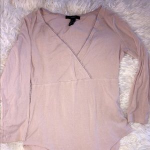 Forever 21 pink Date night body suit